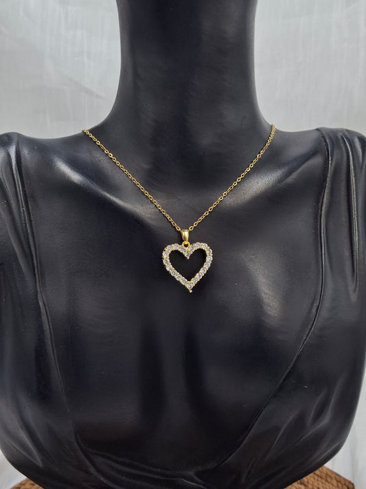 Open Heart Necklace