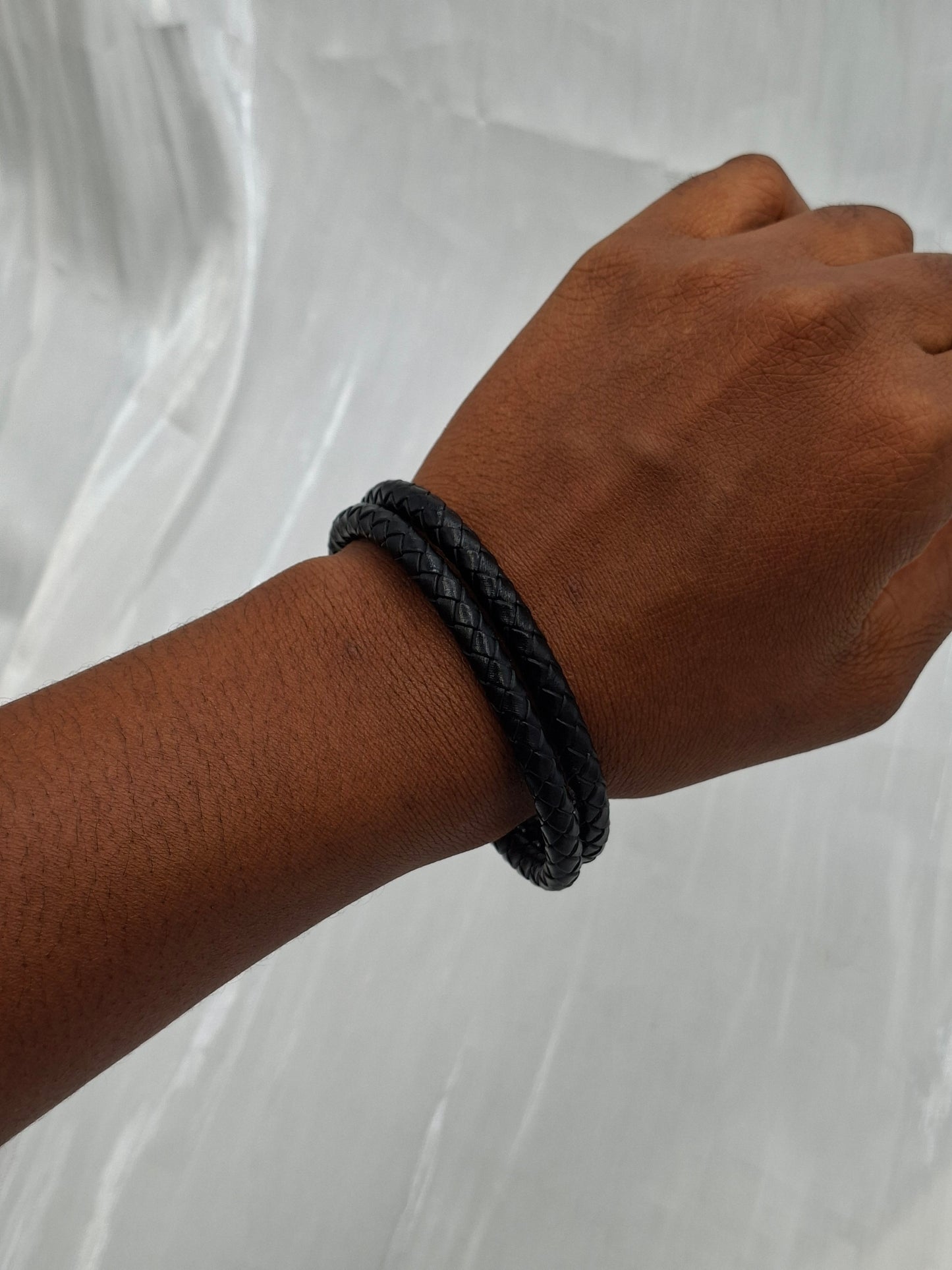 Twine Leather Bangle