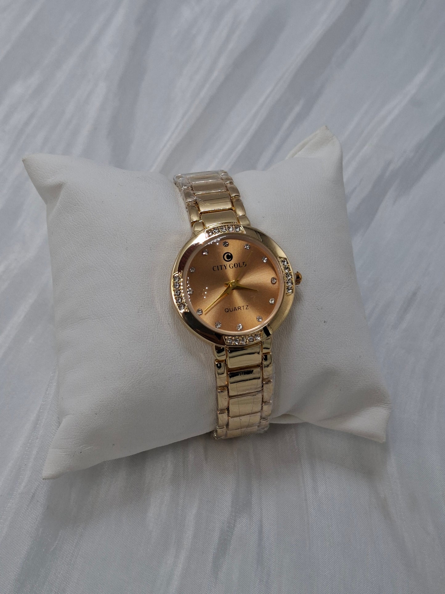 Simple Gold Wristwatch