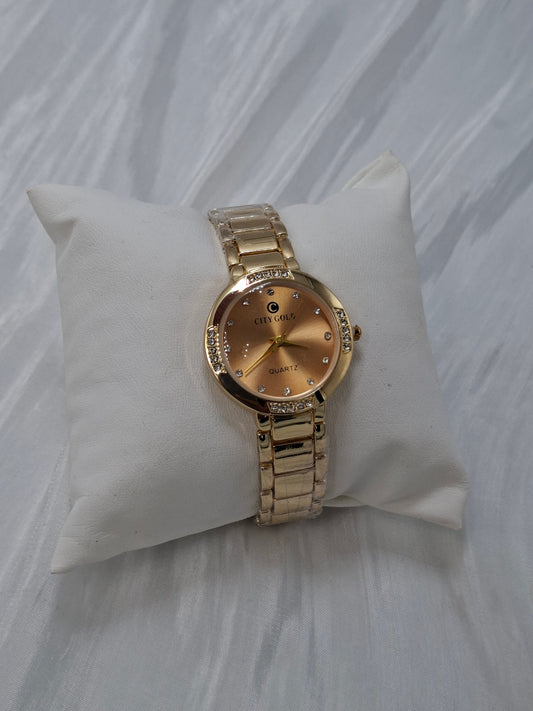 Simple Gold Wristwatch