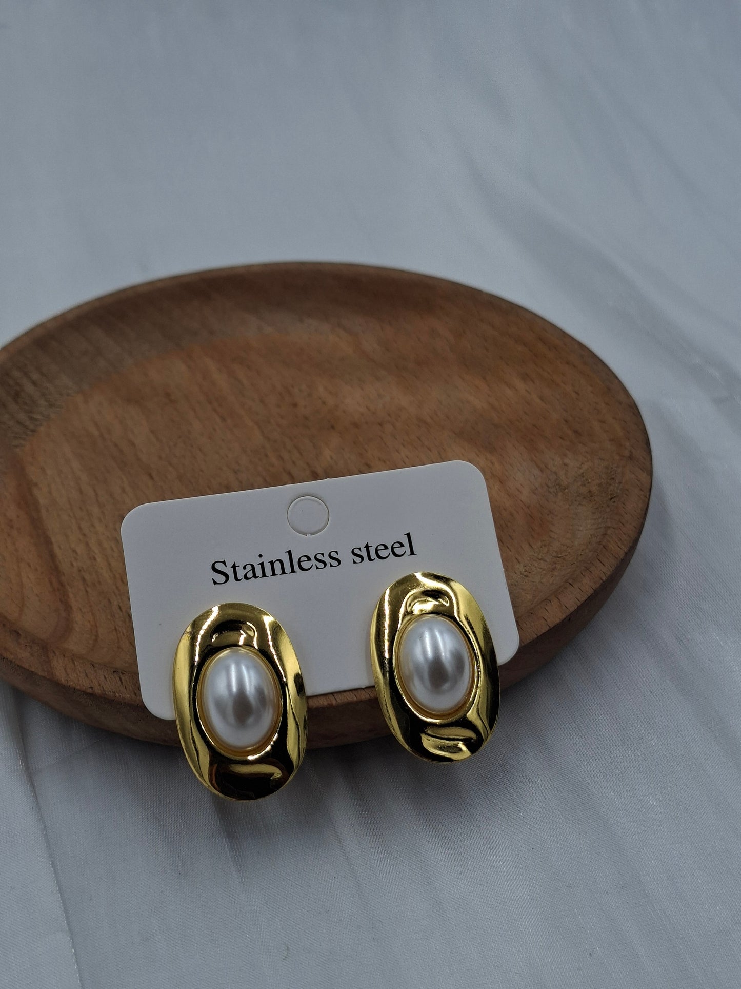 Faux Pearl Earrings
