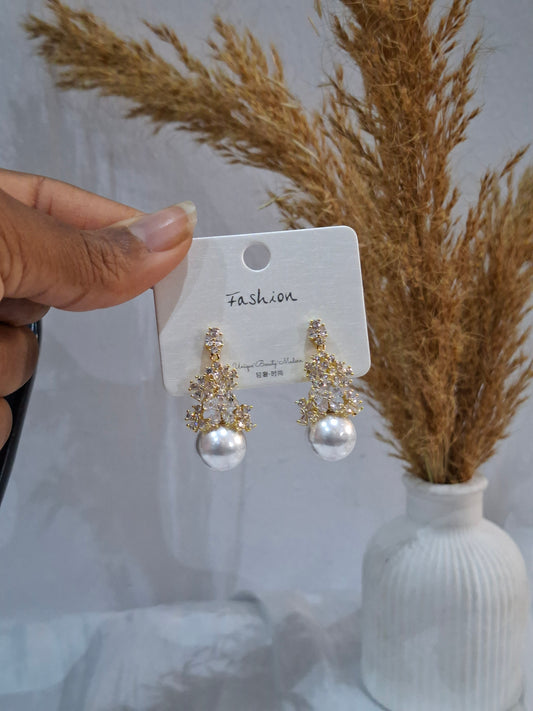 Forest Pearl Earrings