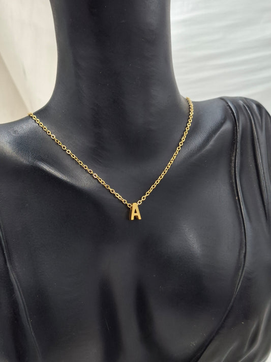 Letter A Necklace