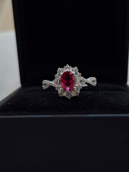 Scarlet Radiance Ring