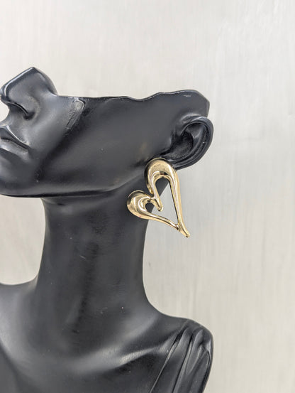 Heart Statement Earring