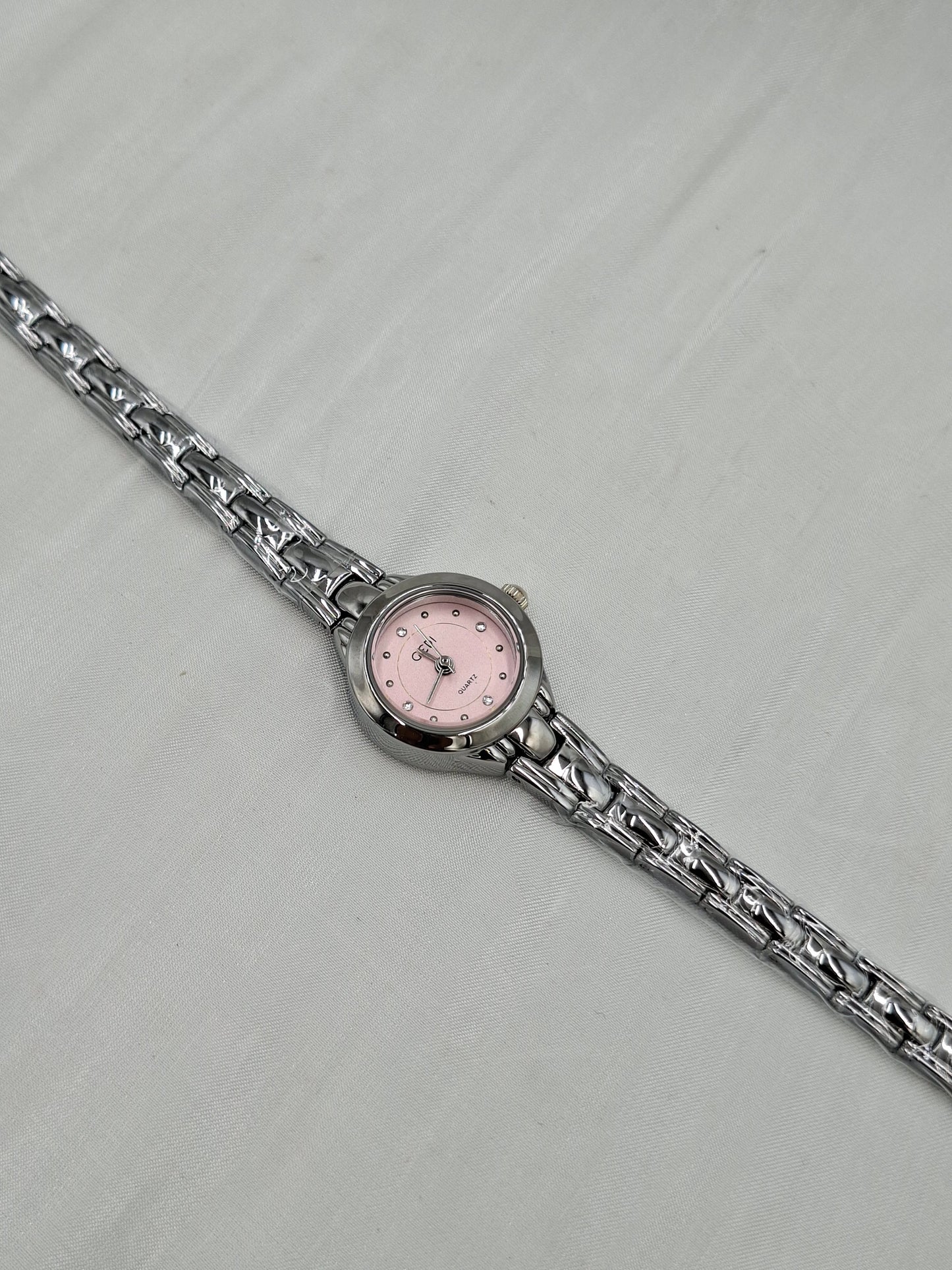 Tiny Silver Wristwatch