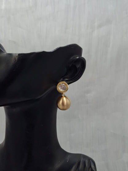 Crystal Sphere Earrings
