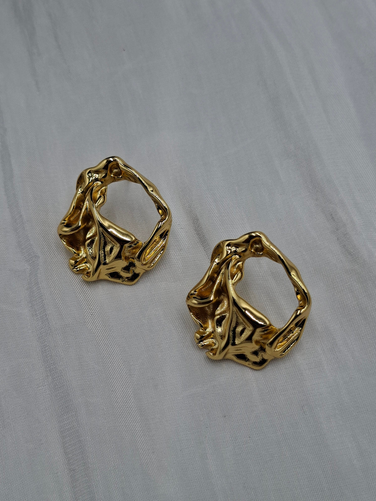 Abstract Circle Earrings