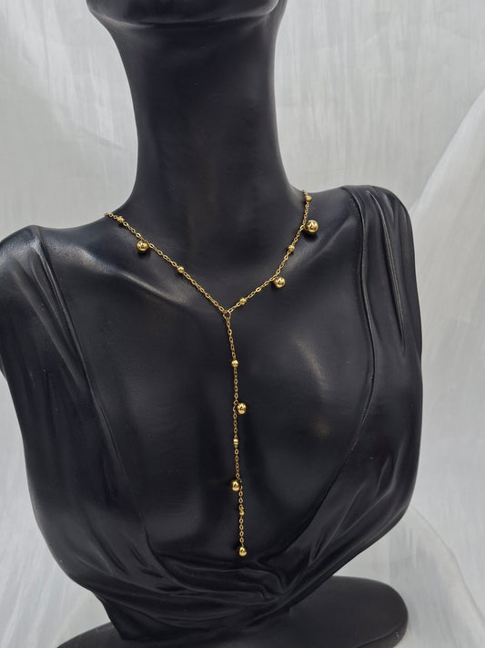 Ball Y Necklace