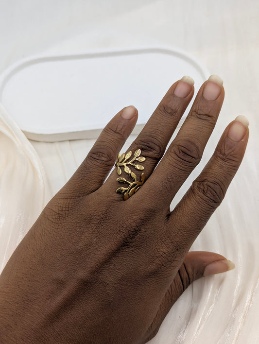 Leaf Ring (adjustable)