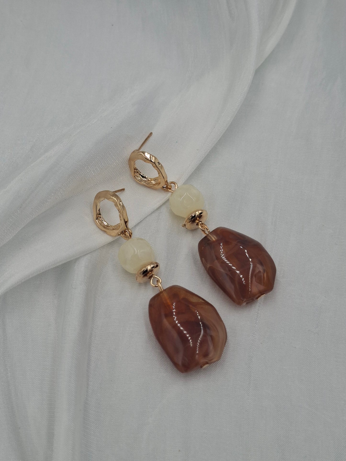 Stone Drop Earrings