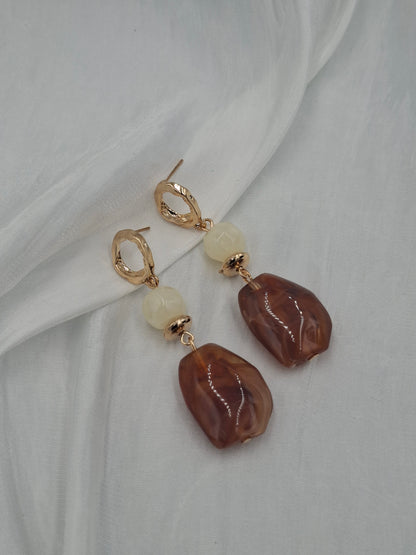 Stone Drop Earrings