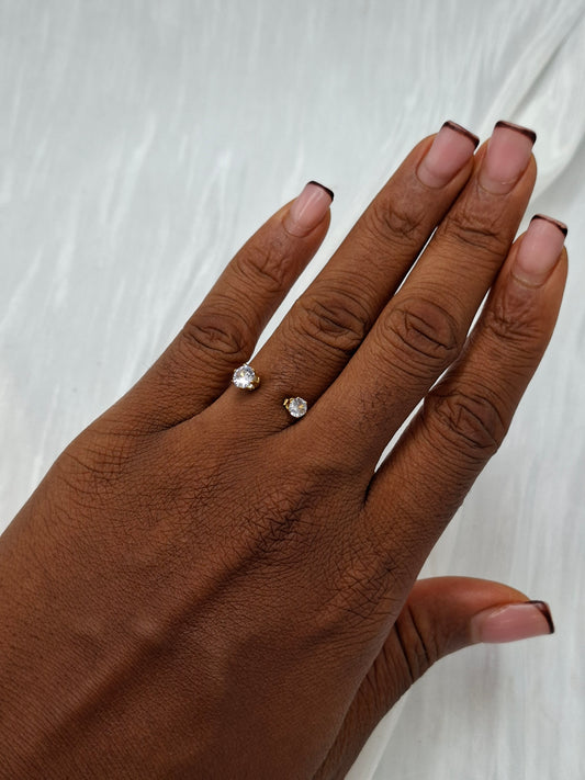 Duo Stone Ring (size 6,7,9,10)