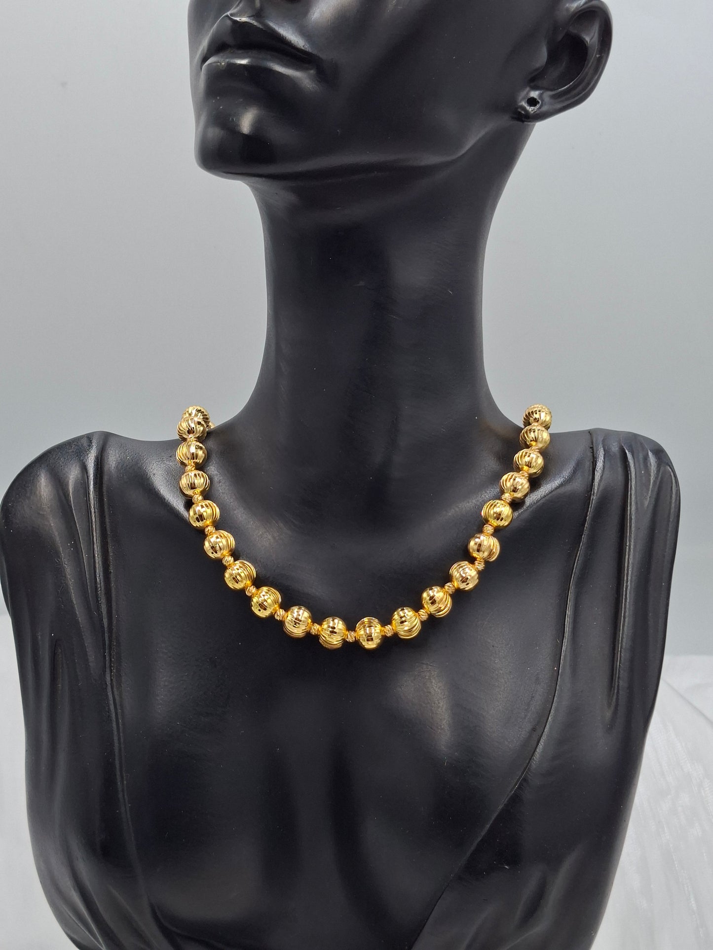 Gold Ball Necklace