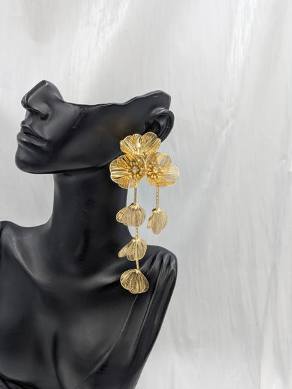 Flower Train Earrings