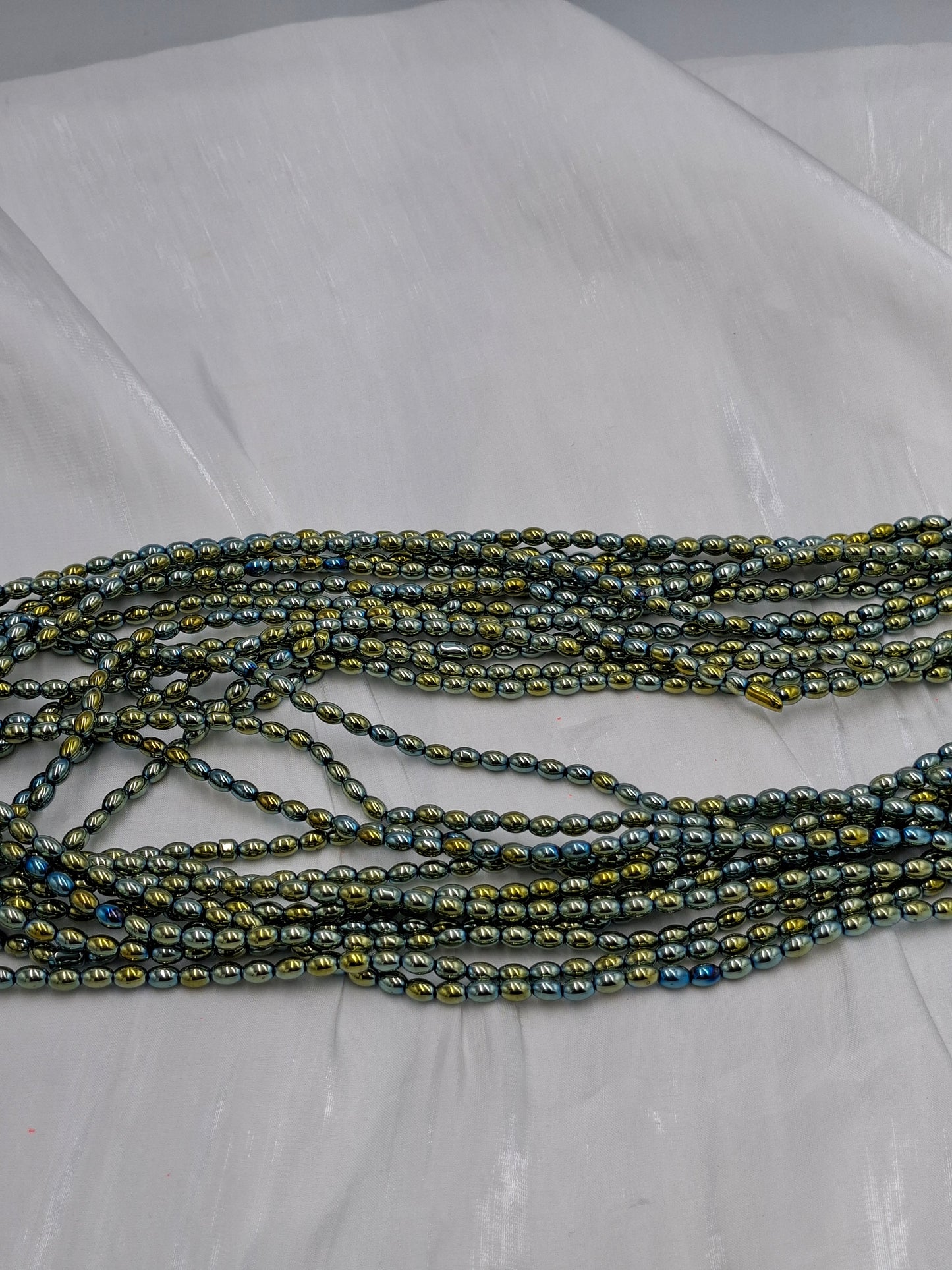 Metallic Seed Waistbeads