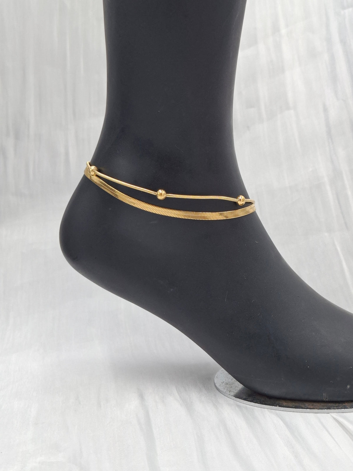 Simple Layered Anklet