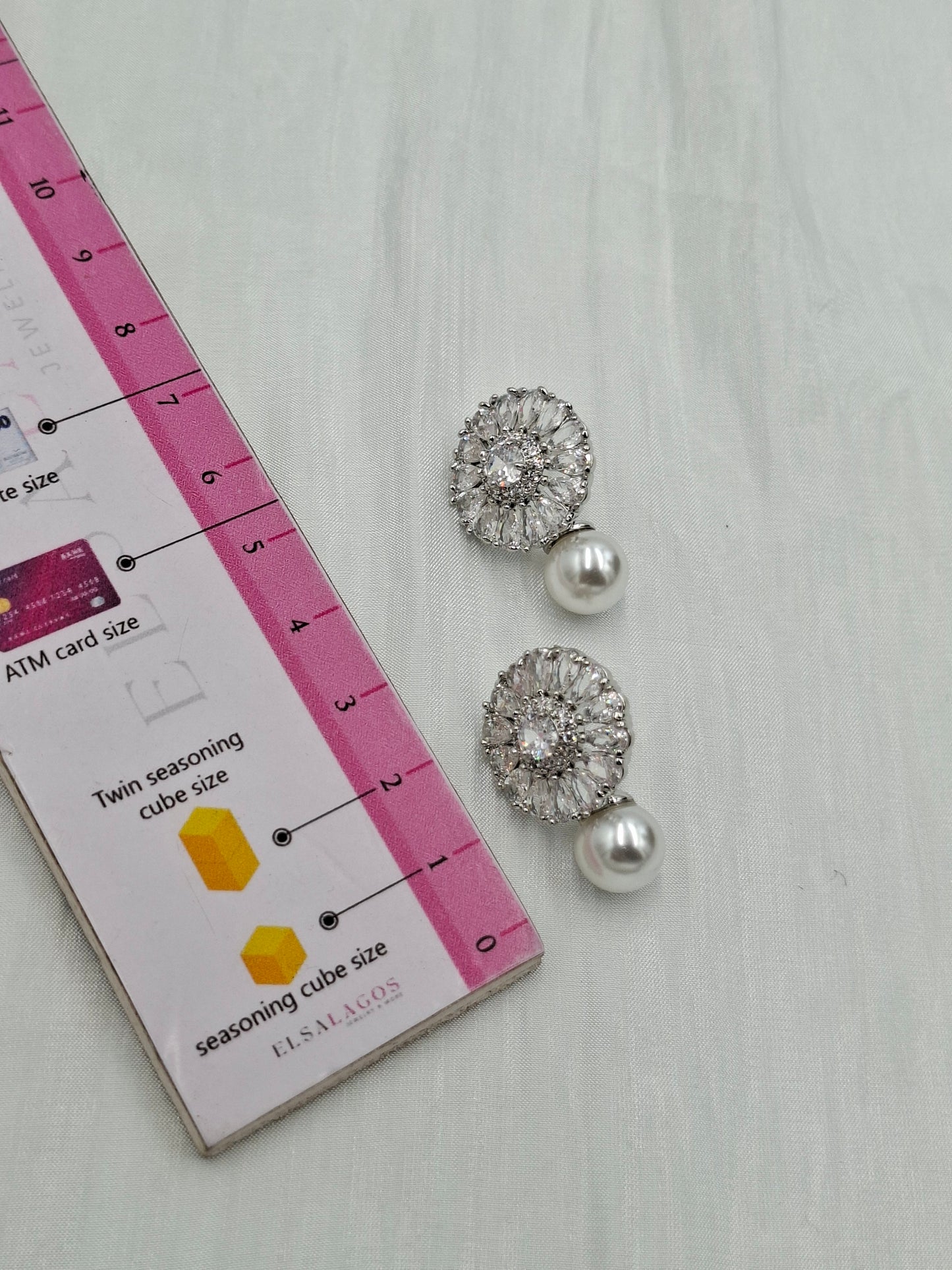 Sunflower Pearl Earrings