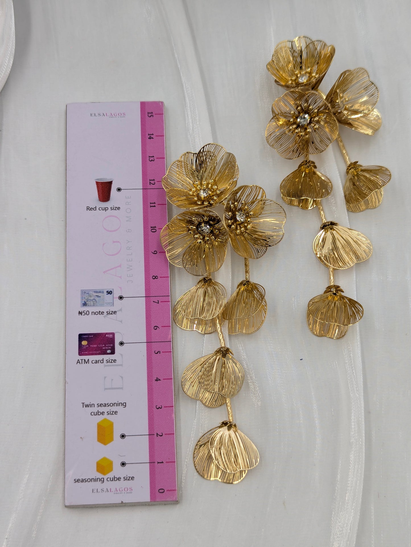 Flower Train Earrings