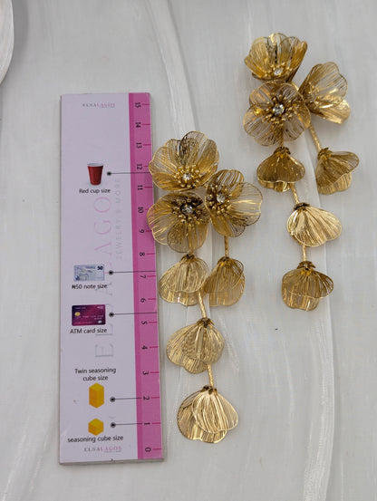Flower Train Earrings