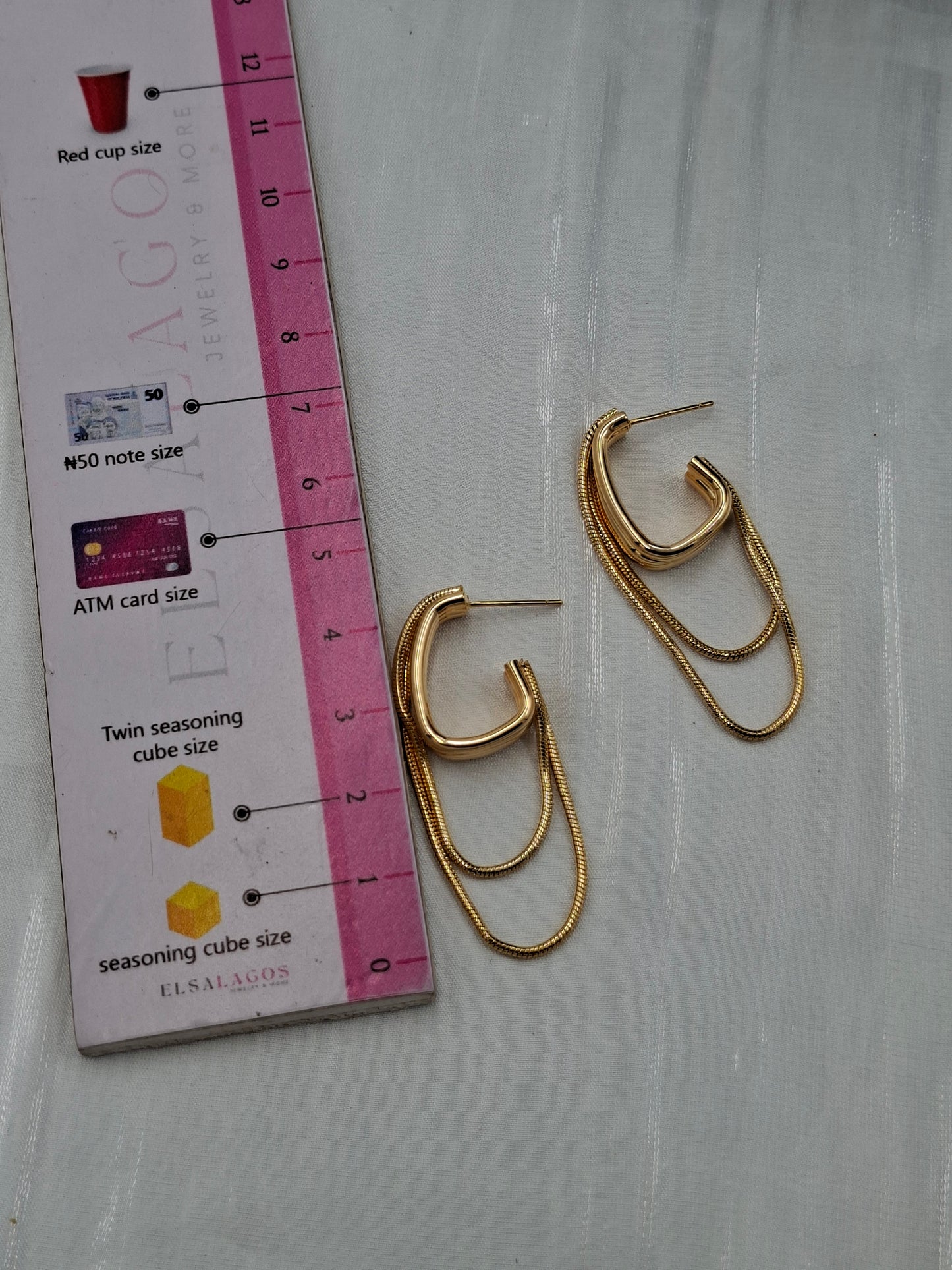 Gold Tassel Earrings