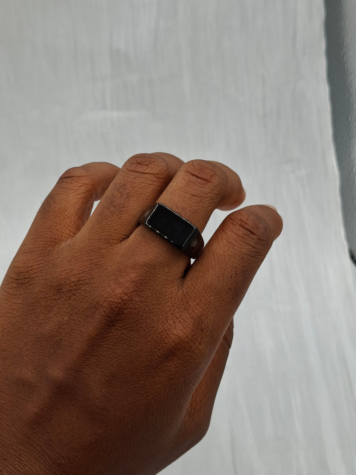 Black Bar Ring (size 11)