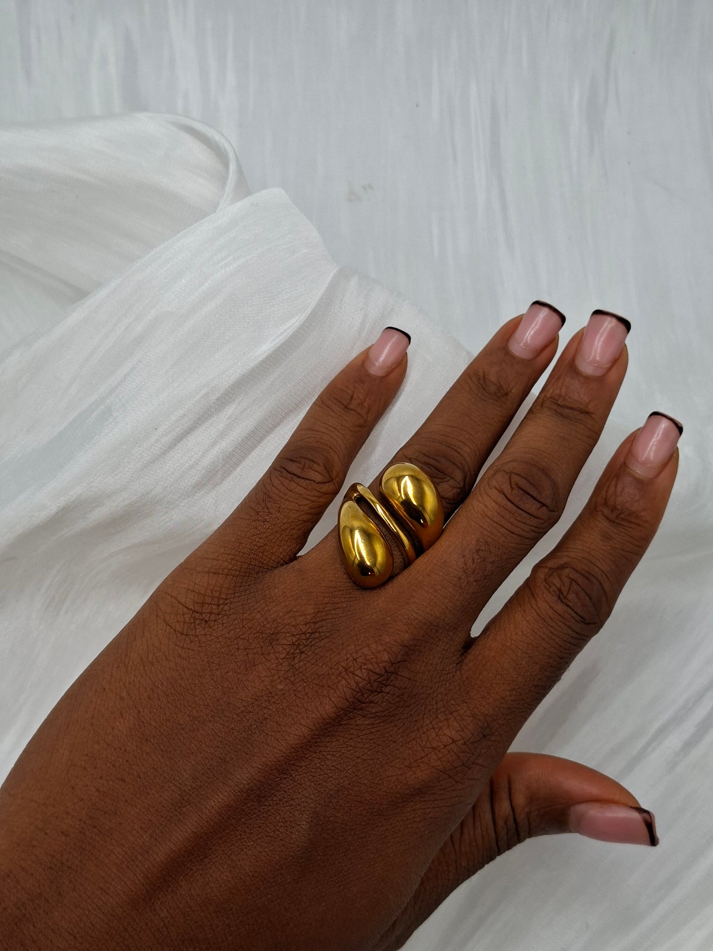 Golden Drops Ring (size 8)