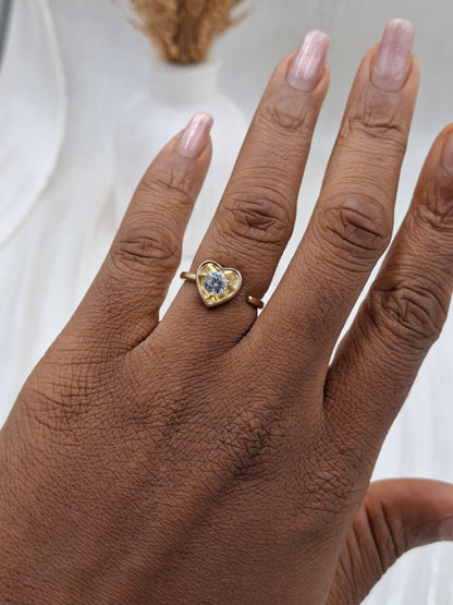 Love CZ Promise Ring