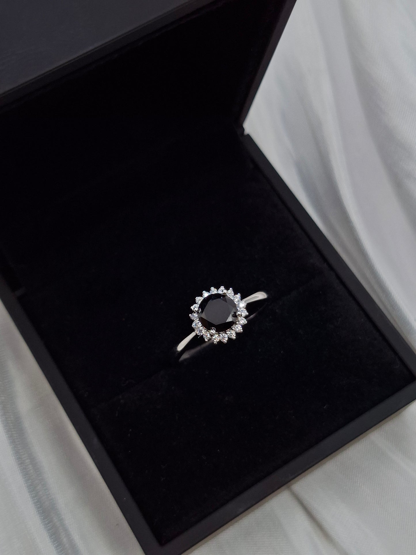 Onyx Sparkle Ring