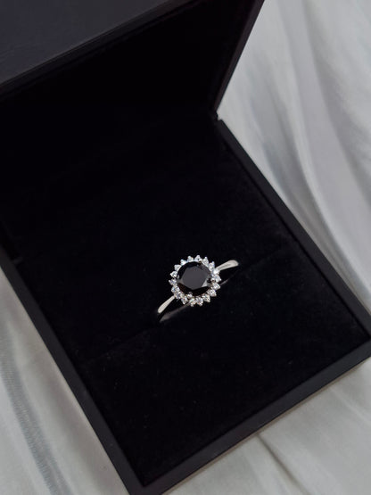 Onyx Sparkle Ring
