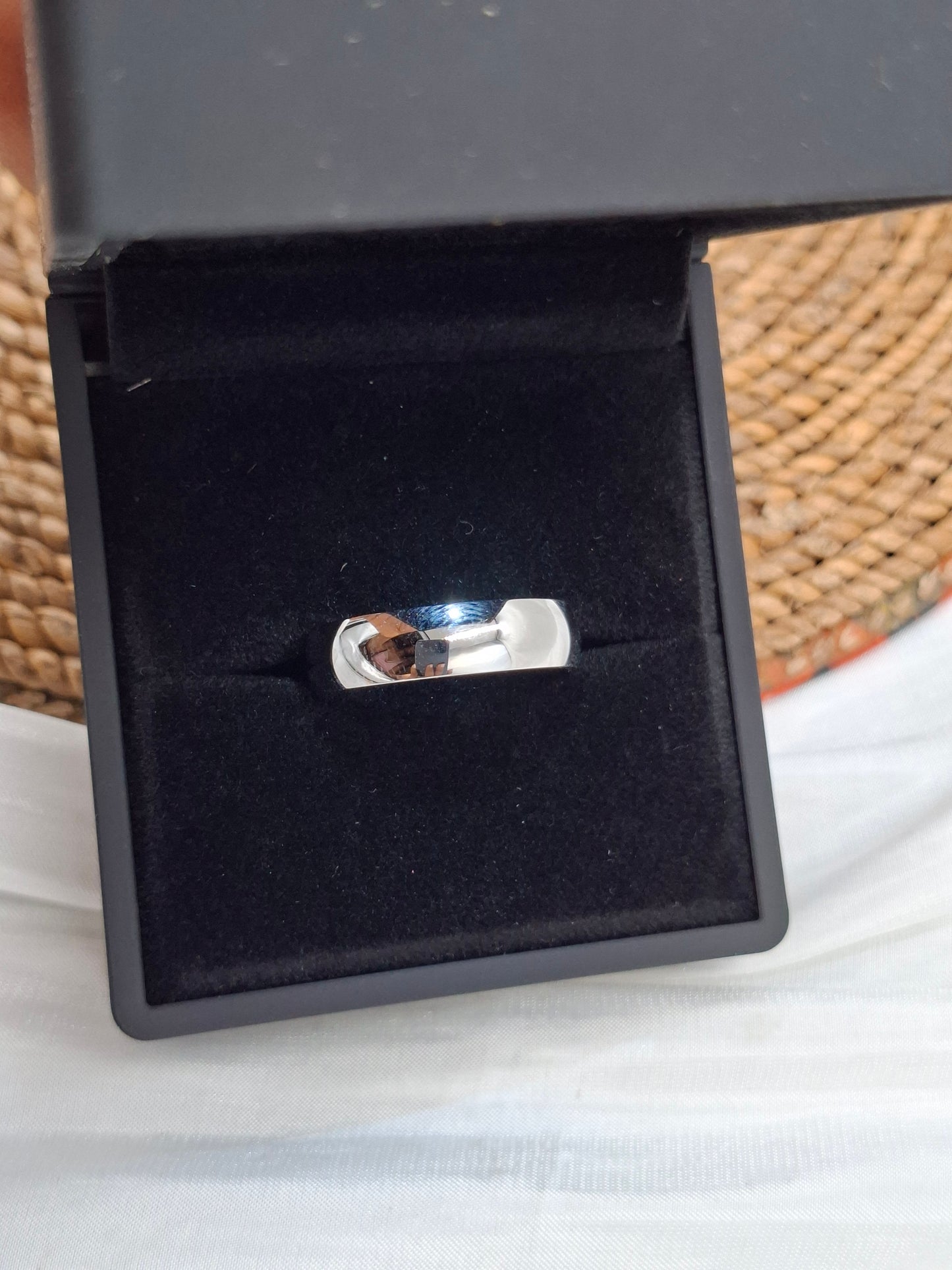 Silver Plain Wedding Band (size 6-12)