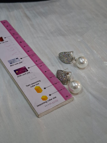 Glitz Pearl Earrings