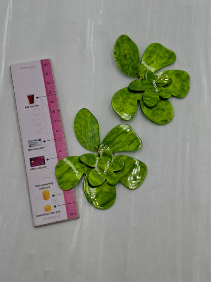 Large Floral Earrings