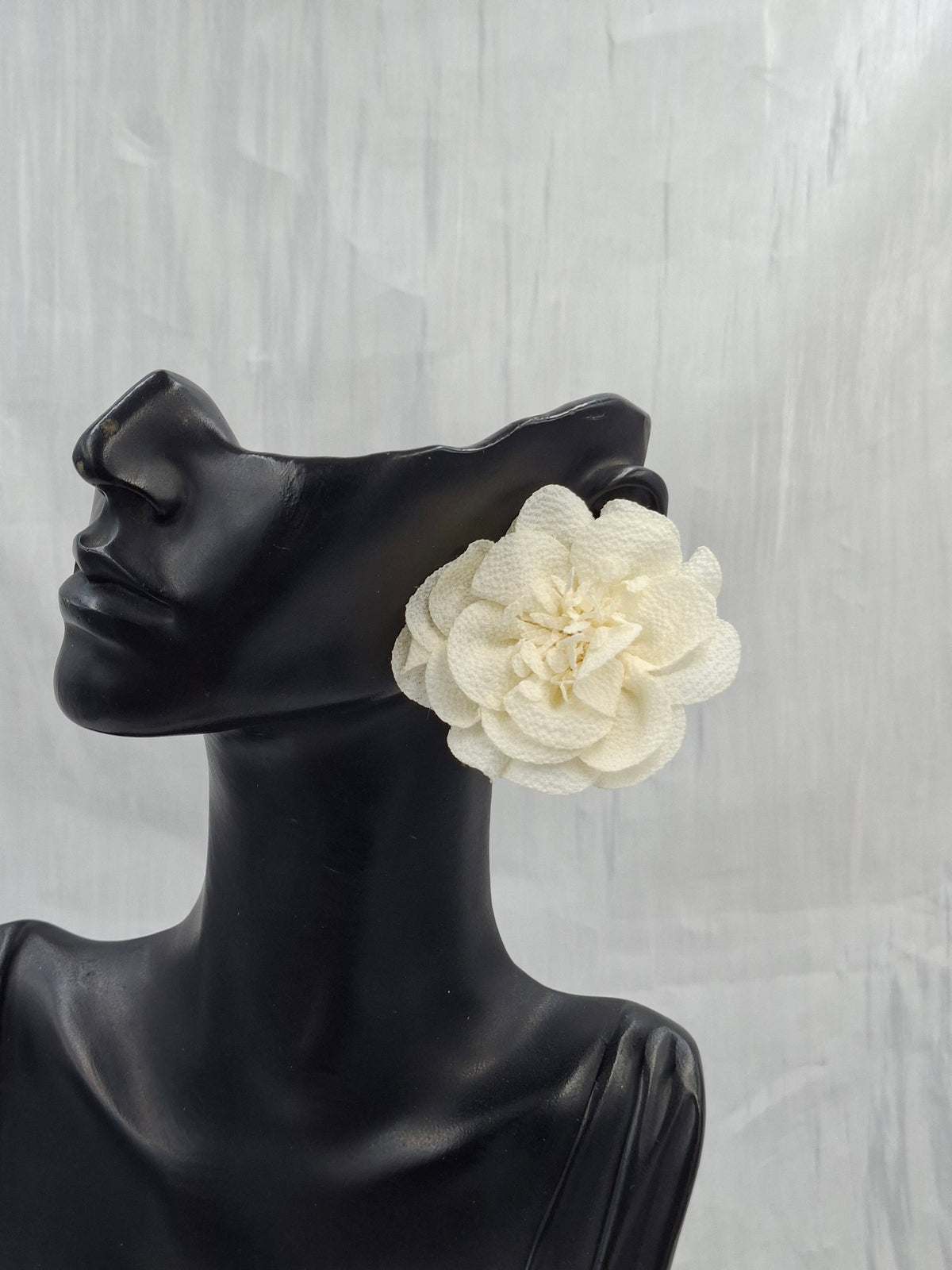 White Lily Earrings