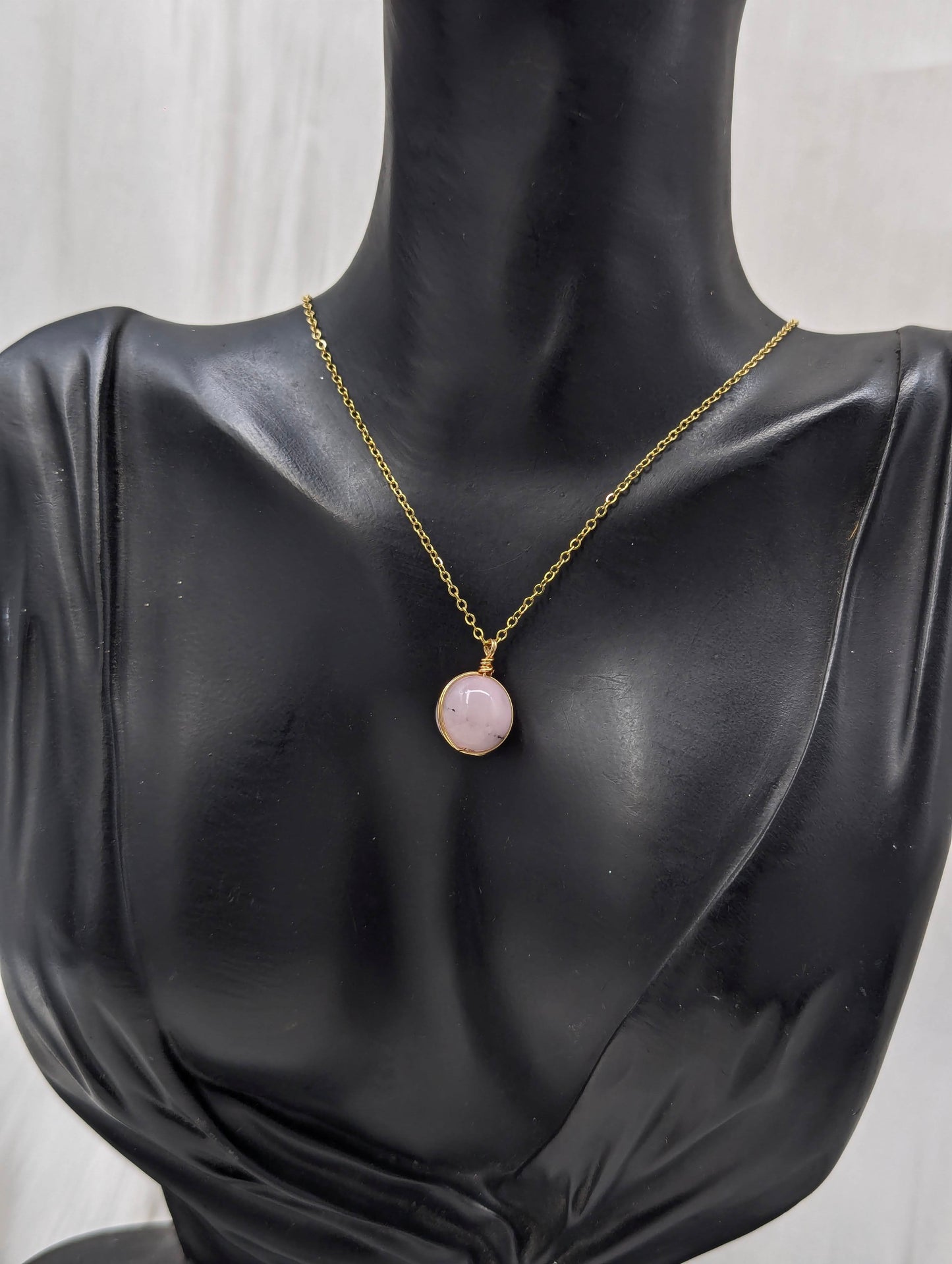 Pink Opal Necklace