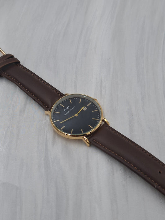 DW Black Dial Wristwatch
