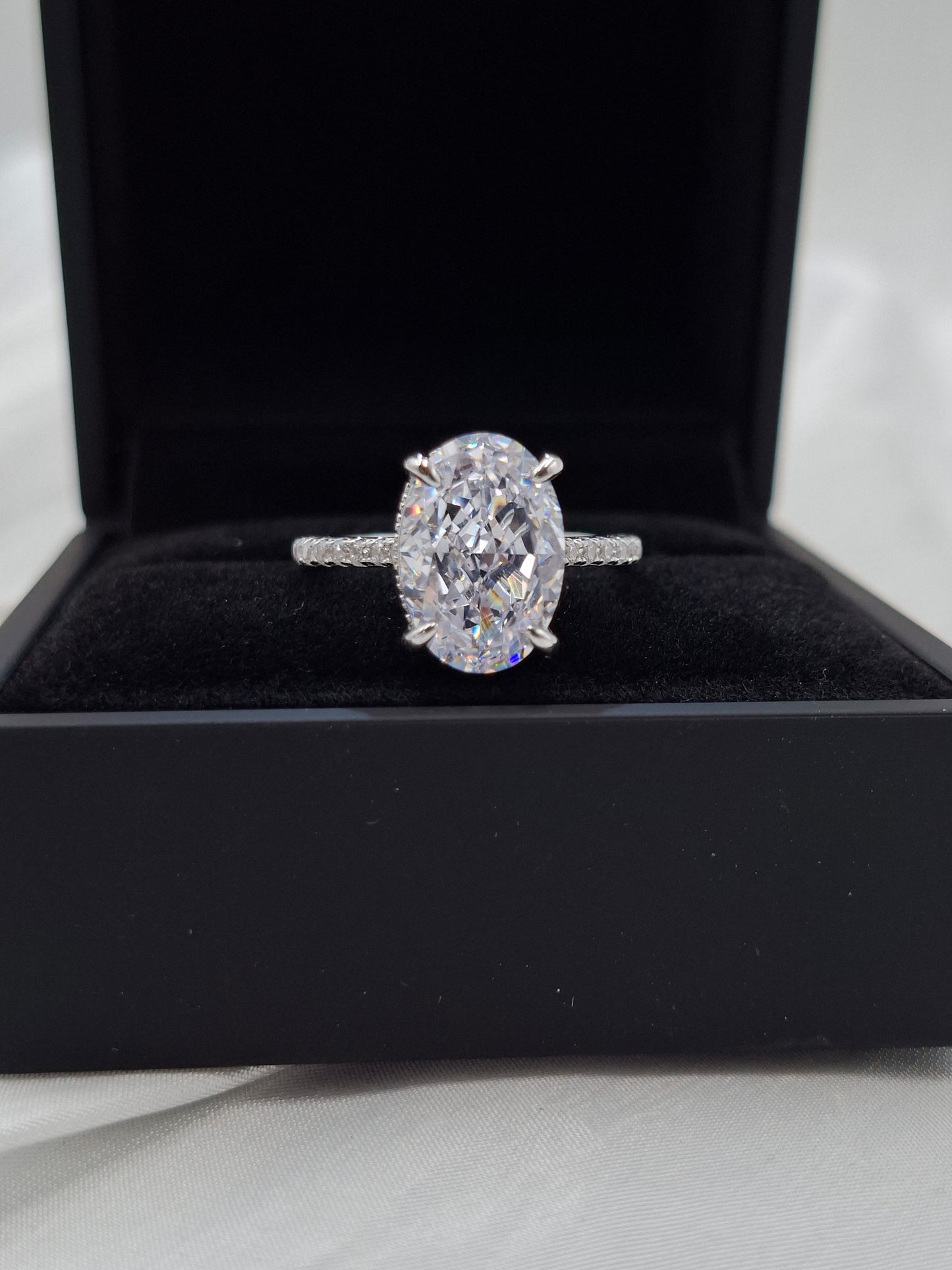 Elara Zircon Engagement Ring (size 6-9)