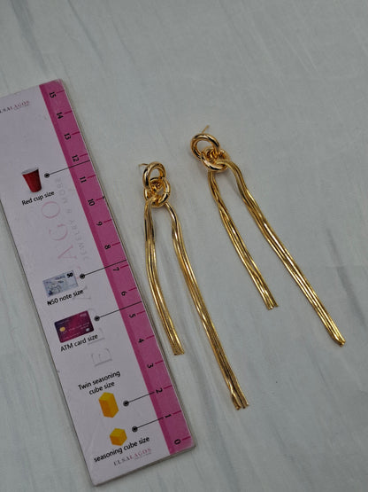 Knotted Tassel Earrings