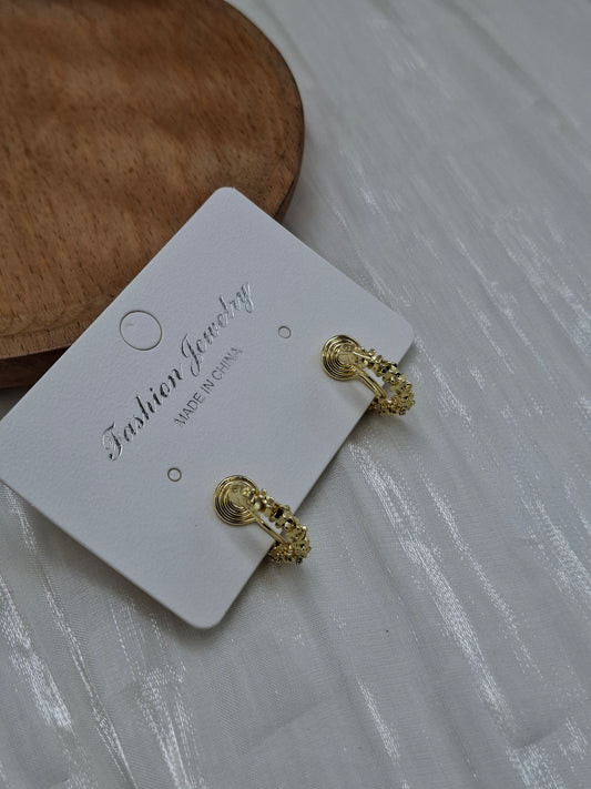 Tinsel Clip On Hoops