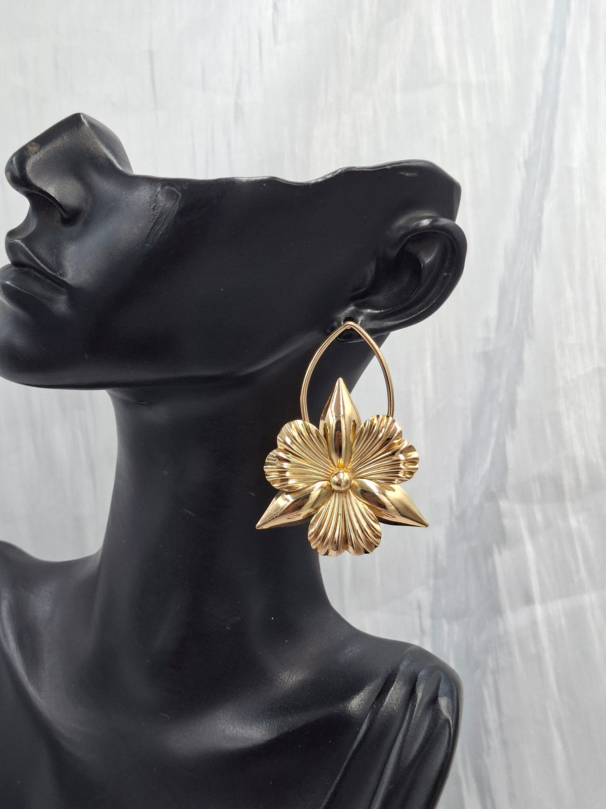 Hibiscus Drop Earrings