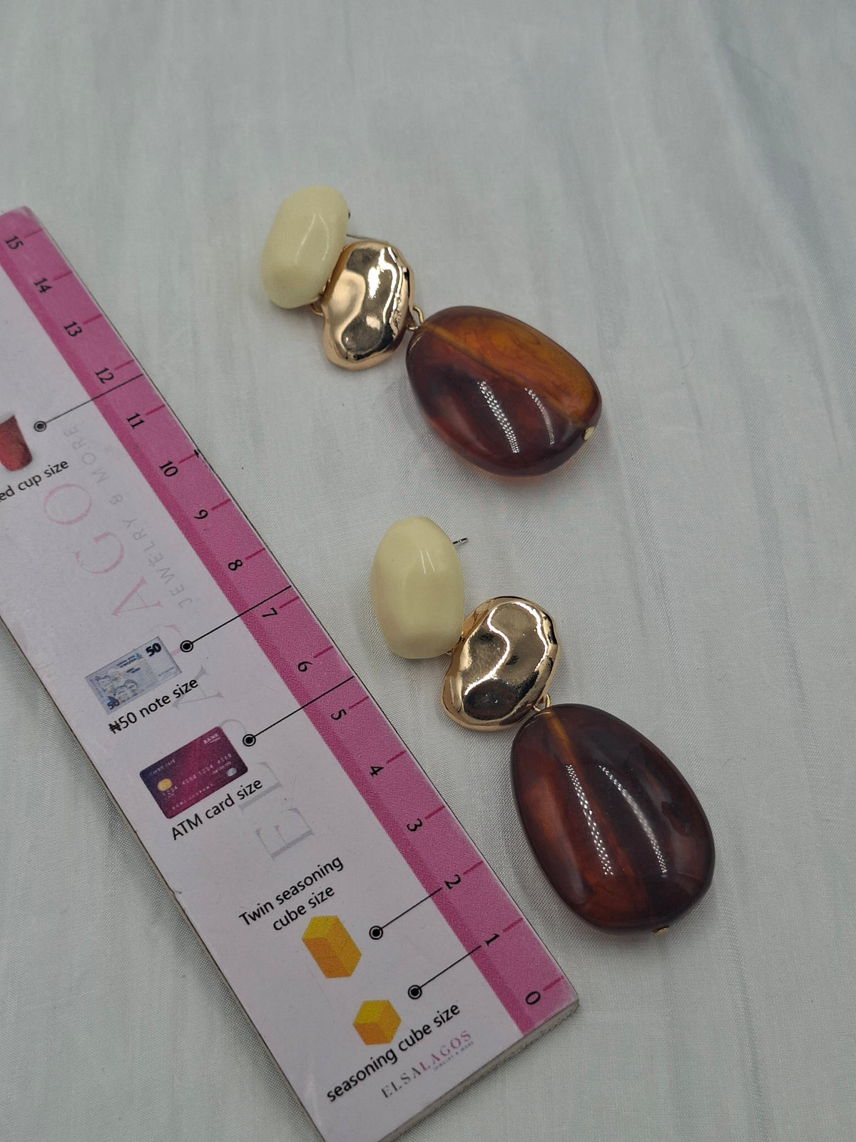 Pebble Statement Earrings