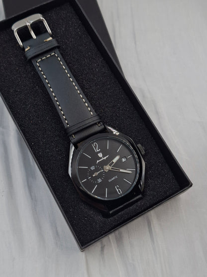 Dill Black Poedagar Wristwatch