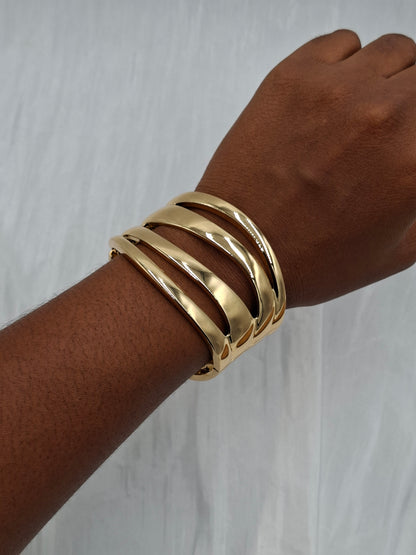 Hollow Wide Bangle