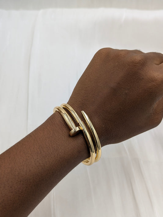 Nail Chunky Bangle