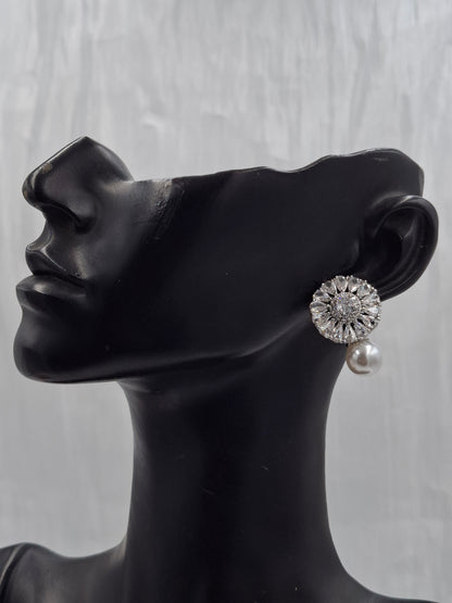 Sunflower Pearl Earrings