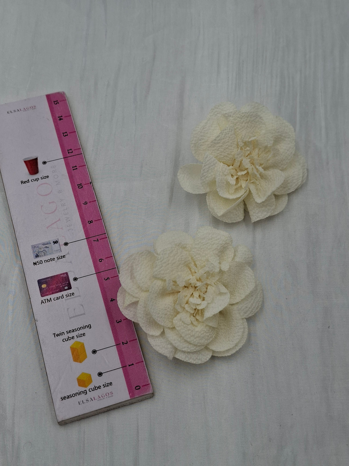 White Lily Earrings