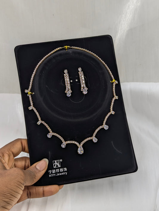 Raindrop Necklace Set