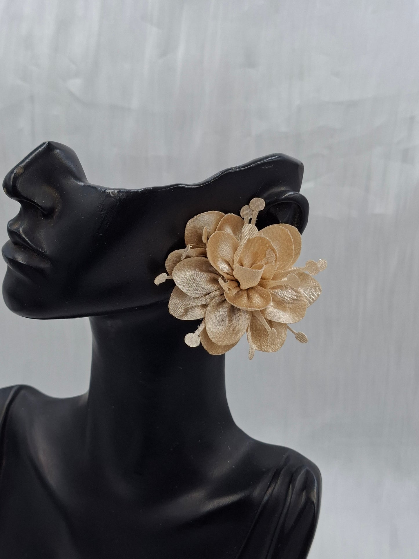 Brown Petal Earrings