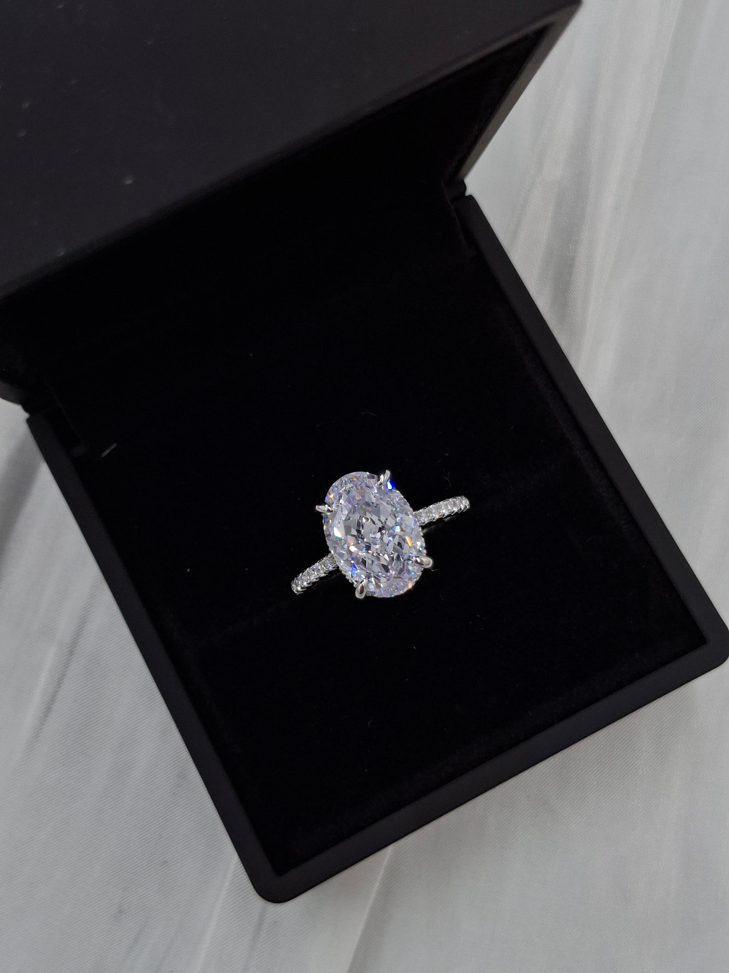 Elara Zircon Engagement Ring (size 6-9)