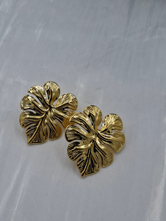 Monstera Earrings